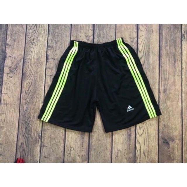 Quần Short Thể Thao Nam Ba Sọc, Quần Đùi Nam Tập Gym Phối Viền [Ảnh Chụp Thật] - OQ001