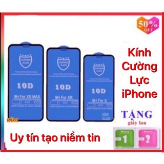 [CƯỜNG LỰC 10D IPHONE ] Kính Cường Lực 10D Full Màn cao cấp Cho Iphone
