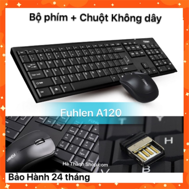 Combo Bộ Phím Chuột Không Dây Fuhlen A120G Chính Hãng- Bảo Hành 24 Tháng | BigBuy360 - bigbuy360.vn