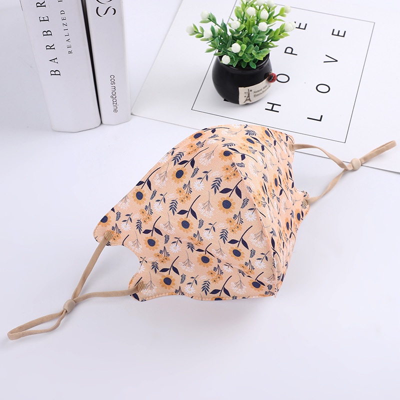 Khẩu Trang cotton Tinh Khiết 3 Lớp Chống Bụi Thoáng Khí Có Thể Tái Sử Dụng