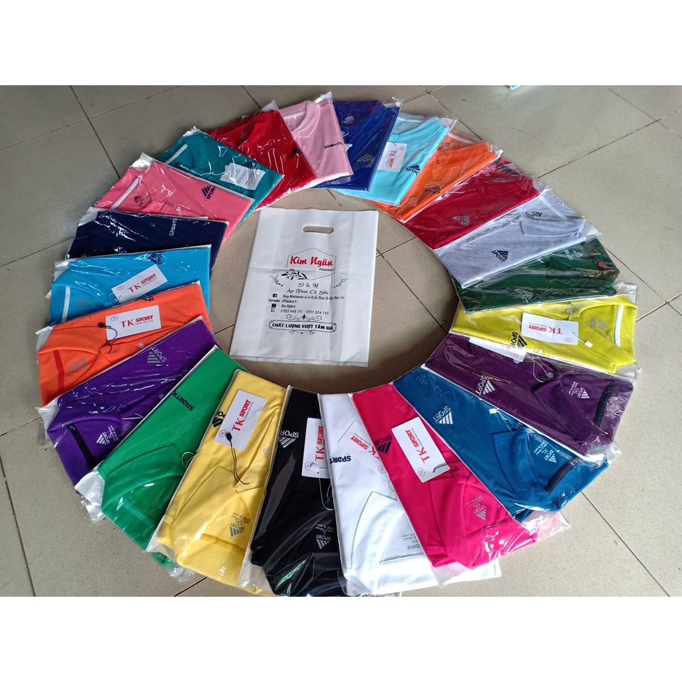 Áo Thun Polo Có Cổ Fom Chuẩn Vải Dày Mịn Co Giãn 4 Chiều Hình Ảnh Thật | BigBuy360 - bigbuy360.vn