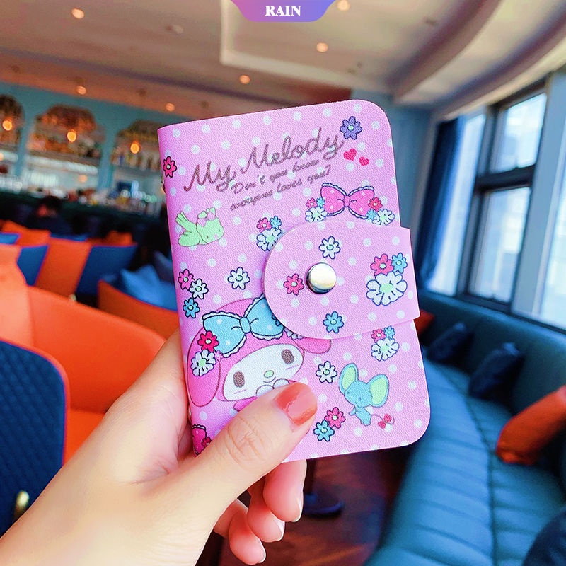 Túi Đựng Thẻ ID/Thẻ ID/Thẻ Xe Buýt Họa Tiết Hoạt Hình Sanrio Cinnamoroll Kuromi My Melody Hello Kitty