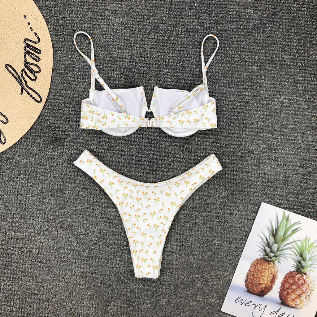 Hàng loại 1 - Bikini 2 mảnh họa tiết hoa nhí vintage có gọng nâng ngực tôn dáng [meimei_store21]