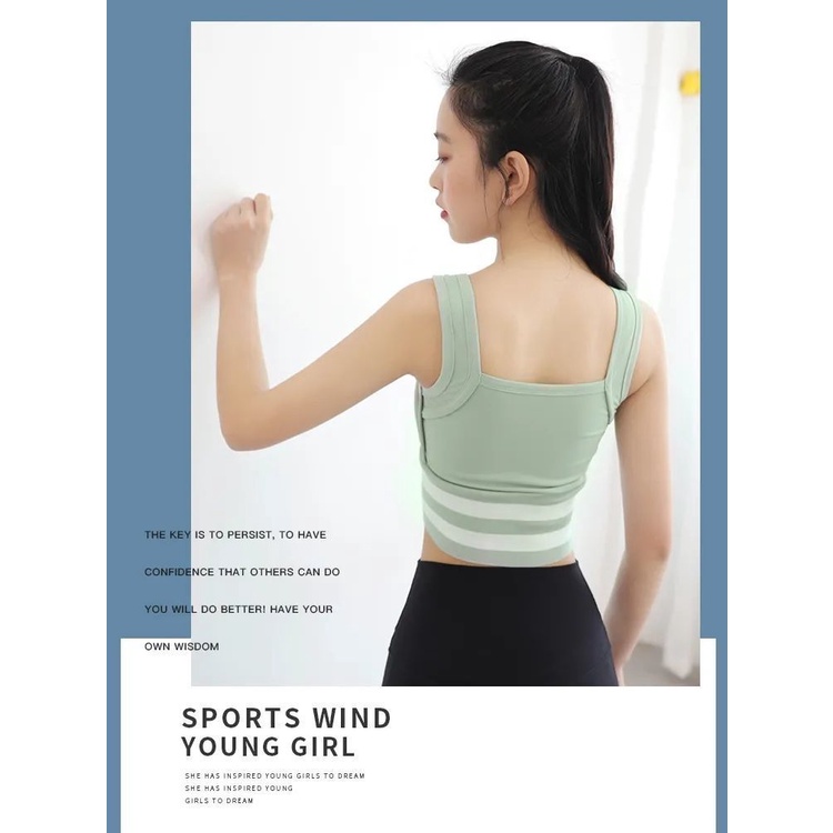 Sinh viên yoga lưng áo ngực dây kéo phía trước áo ngực thể thao độ bền cao chống sốc thu thập áo vest thể dục chống sag