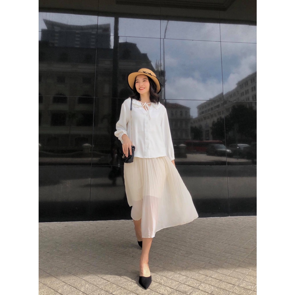 [ 26Studio ] Áo sơ mi cổ bèo Heisty shirt