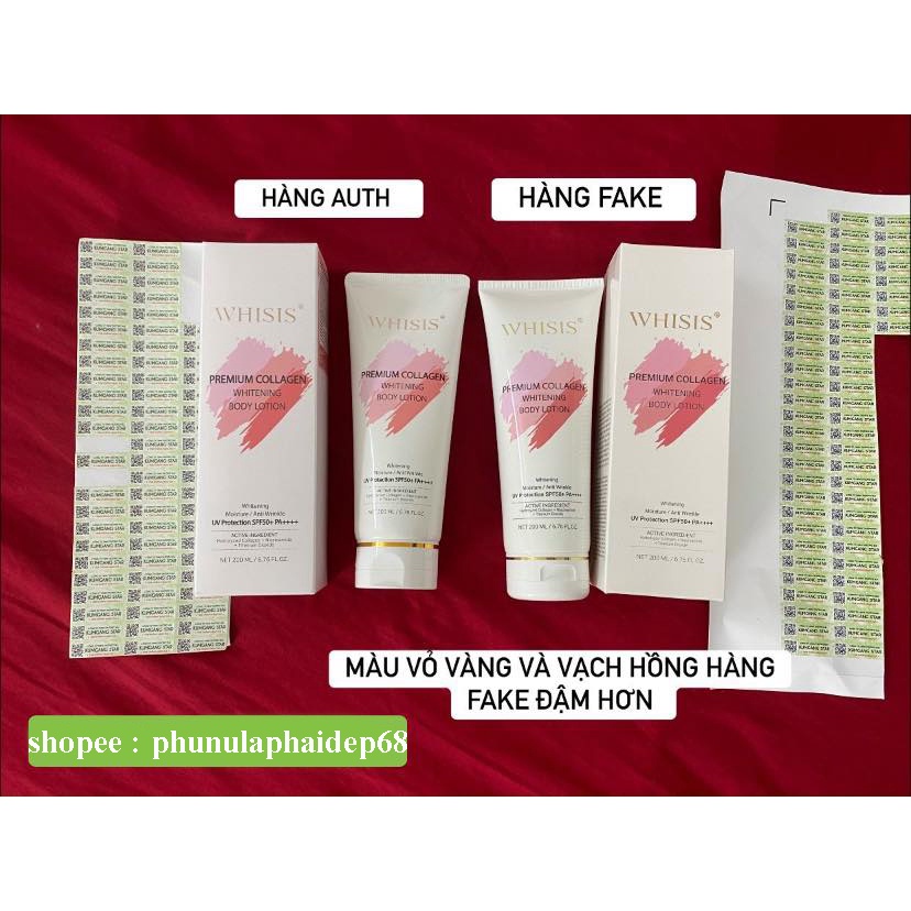 KEM BODY vừa DƯỠNG TRẮNG DA vừa CHỐNG NẮNG WHISIS PSF50+ PA++++