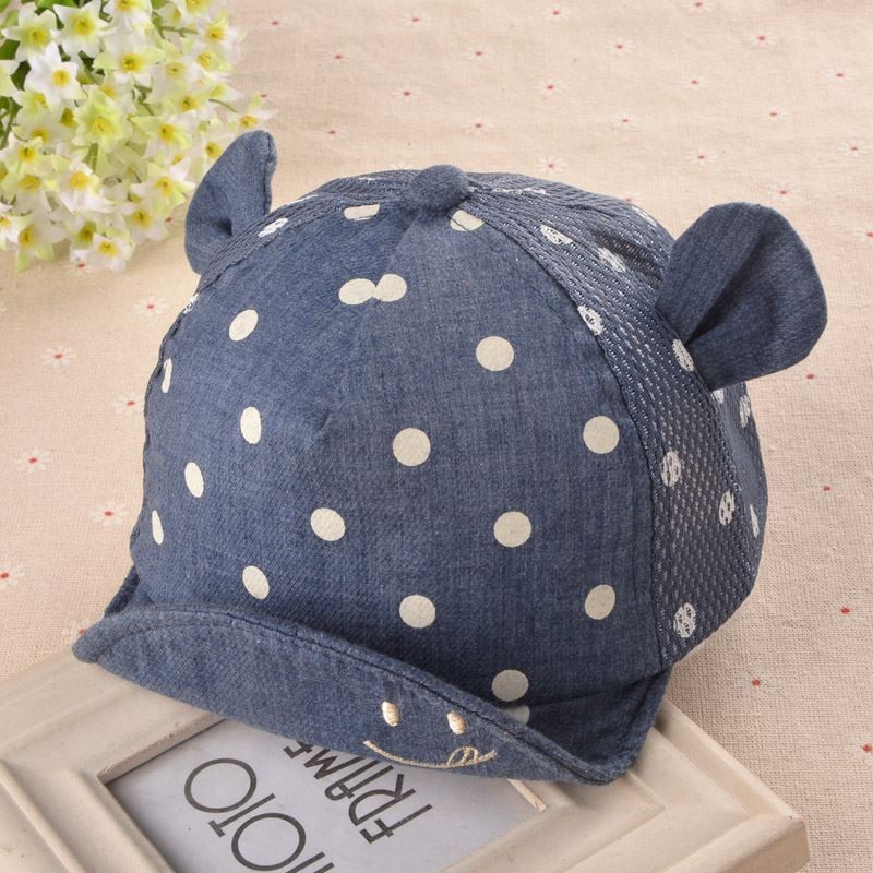 Nón Bóng Chày Phối Tai Thỏ Thiết Kế Đáng Yêu Cho Bé