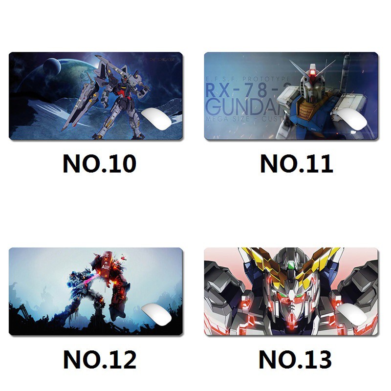 Miếng Lót Chuột Chống Trượt Họa Tiết Hoạt Hình Gundam