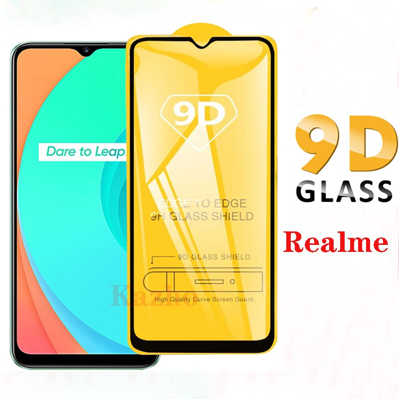 Realme C11 6 5 3 Pro X2 Pro XT C12 C15 C2 C3 2020 Full Gule Kính Cường Lực Bảo Vệ Màn Hình Phim
