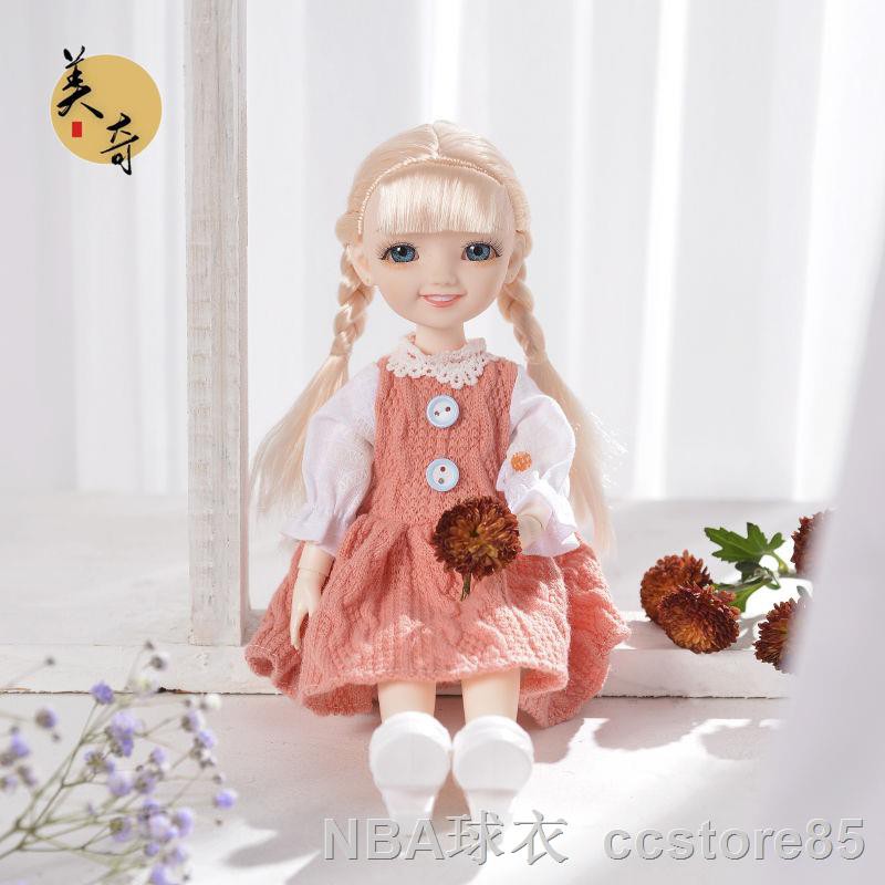 Búp Bê Công Chúa Barbie 3d Xinh Xắn Kích Thước 30cm