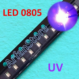 Smd Set 10 chip Đèn led Siêu Sáng 0805 uv smd Chuyên Dụng