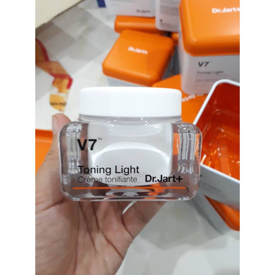 KEM DƯỠNG TRẮNG DA Và Tái Tạo Da Dr.Jart+ V7 Pink Toning Light Up 15ml (Dùng Thử)