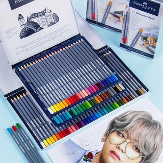 Chì Màu Faber-Castell Cao Cấp GoldFaber Hộp Thiếc