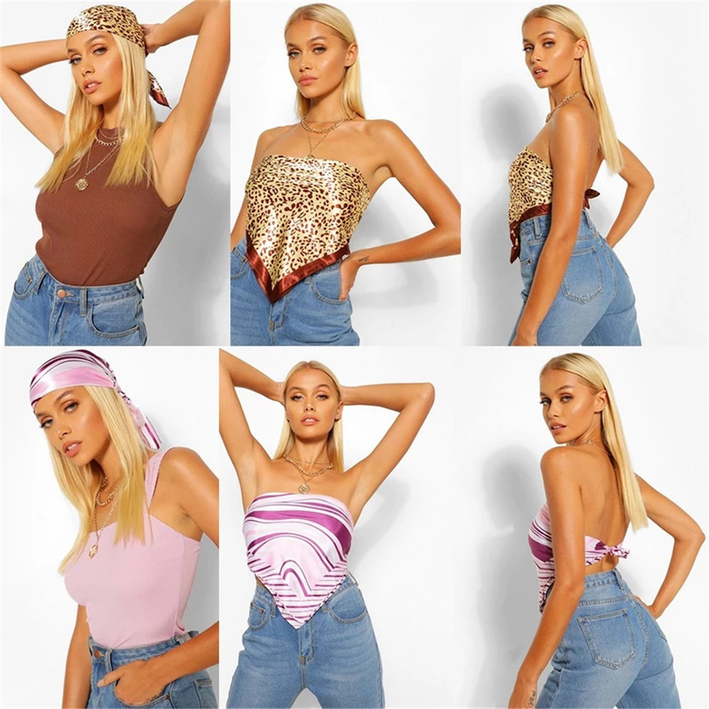 Khăn Choàng Cổ Họa Tiết Da Báo 9 Màu Thời Trang