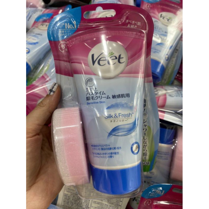 KEM TẨY LÔNG VEET NATURALS NHẬT BẢN