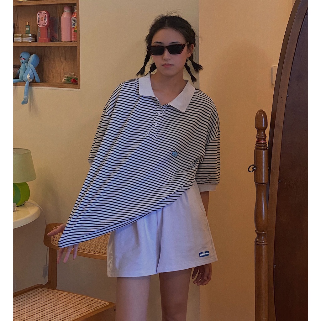 Xiaozhainv Quần short thể thao ống rộng thời trang Hàn Quốc mới năng động cho nữ