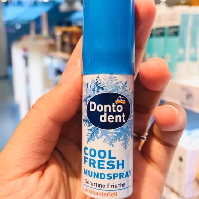 Xịt thơm miệng Dontodent cool fresh 15ml - Hàng nội địa Đức