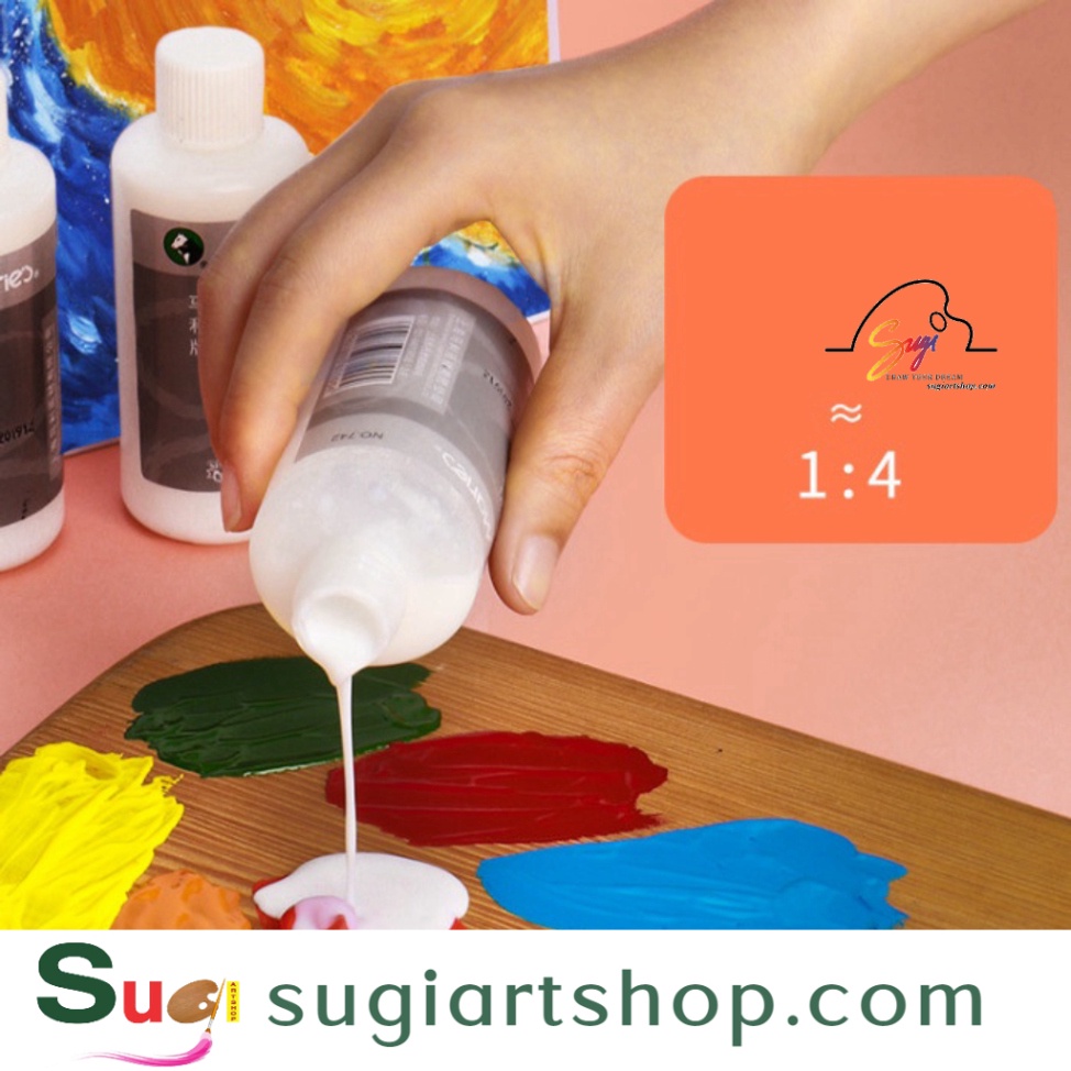 Dung môi pha màu acrylic Maries 100ml/ Medium acrylic Maries 100ml