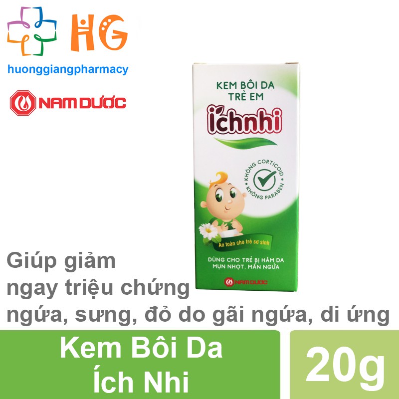 Kem Bôi Da Ích Nhi - Giúp giảm ngay triệu chứng ngứa, sưng, đỏ do gãi ngứa, dị ứng. Làm mờ và làm dịu vết muỗi đốt