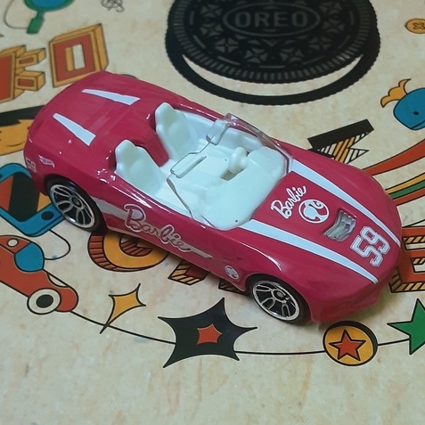 Xe Mô Hình Hot Wheels 14 Corvette Stringray Barbie Loose
