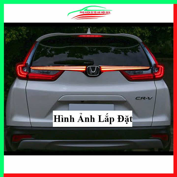Ốp tay cốp sau có đèn led CRV 2018-2023 ánh sáng đỏ trang trí xe