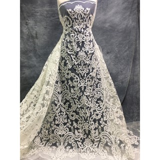 Vải Ren Cao Cấp RM170503 Khổ 1,6m May Váy Đầm Thời Trang, Ren May Váy Cưới, Vải Ren Thêu, Vải Ren Lưới Hàng Cực Xịn