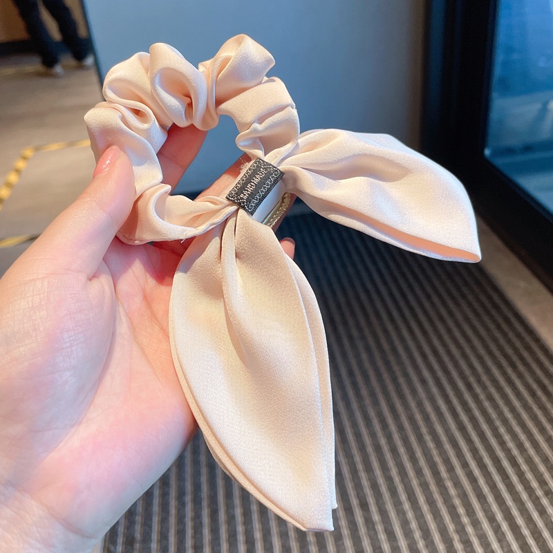 Dây Buộc Tóc Cao Su Co Giãn Hình Chiếc Nơ Phong Cách Hàn Quốc Thời Trang Cho Nữ