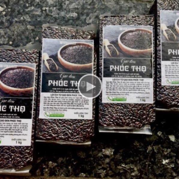 1kg Gạo đen Phúc Thọ cho người ăn kiêng, tiểu đường - Sức Khỏe Vàng