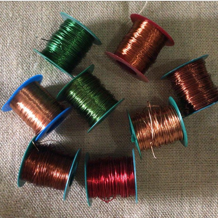 DÂY ĐỒNG ĐỦ SIZE - PHỤ KIỆN HANDMADE - DÂY ĐỒNG VÀNG ĐỦ SIZE 0.3MM-0.4MM-0.5MM-0.6MM-0.7MM-0.8MM-0.9MM-1MM-1.1MM-1.2MM