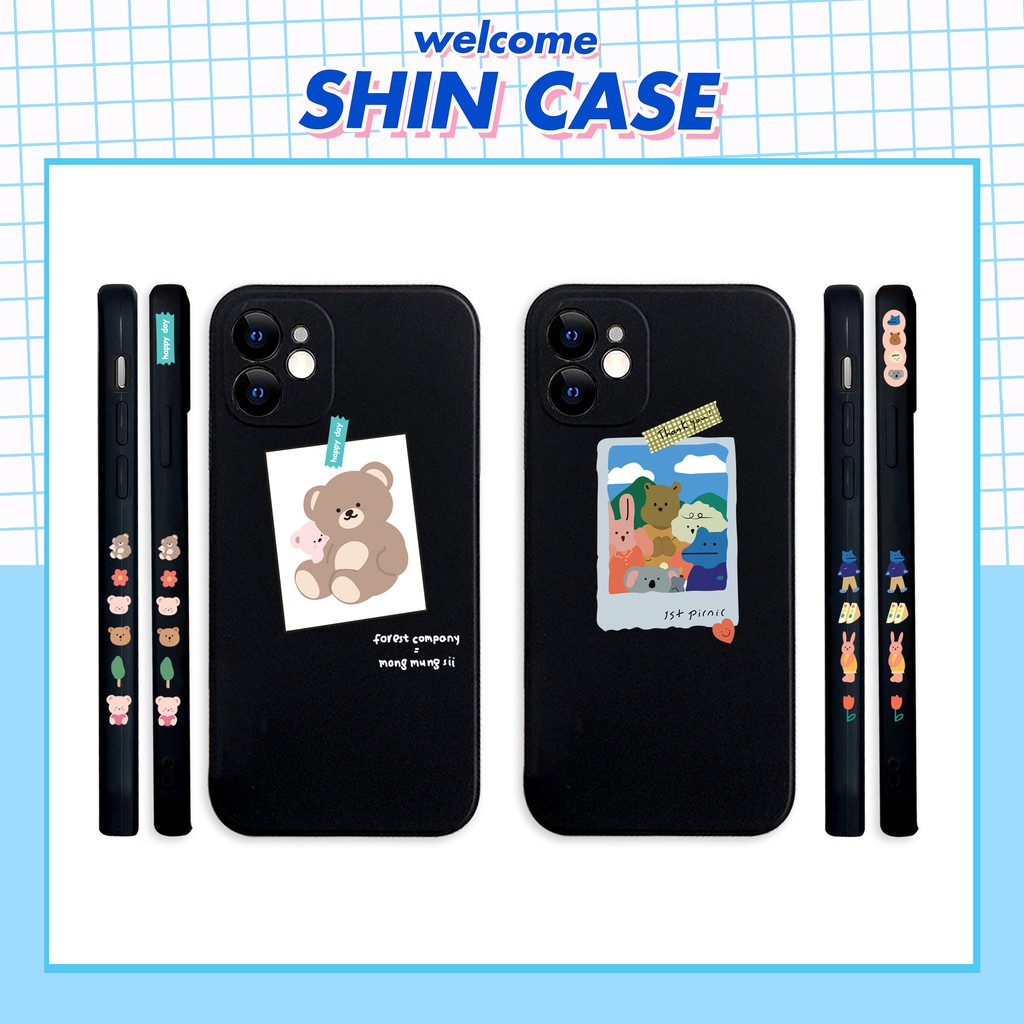 Ốp lưng iphone Frorest cạnh vuông in hình viền 5/5s/6/6plus/6s/6splus/7/7plus/8/8plus/x/xr/xs/11/12/pro/max/plus/promax