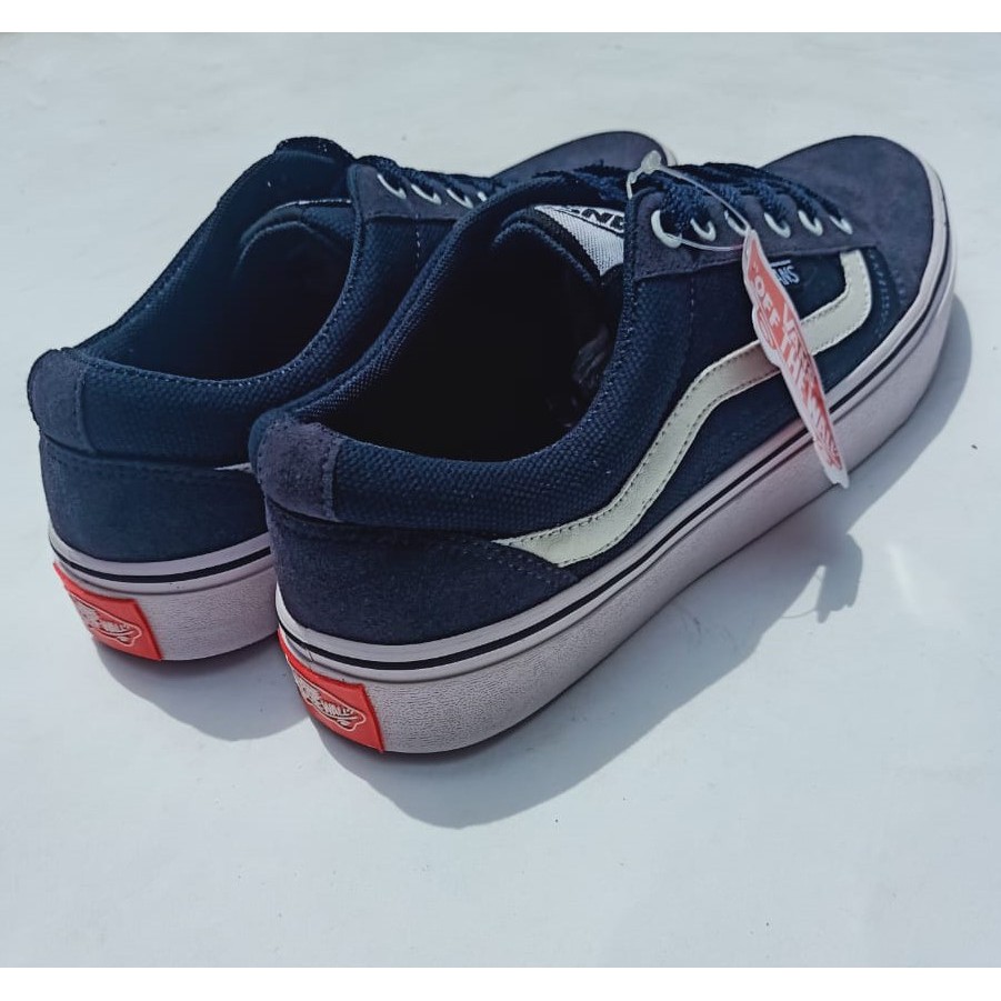 Giày Thể Thao Vans Màu Xanh Navy Chất Lượng Cao