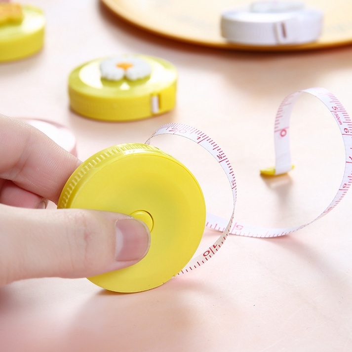 Thước Dây Mini 1.5M Họa Tiết Hoạt Hình Dễ Thương