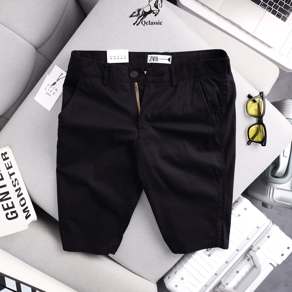 Quần short nam kaki Hàn Quốc co giãn màu mới trẻ trung năng động