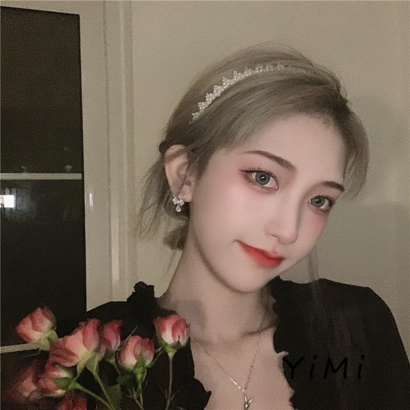 Bông Tai Hình Nơ Đính Đá Nhỏ Xinh Ngọt Ngào Thời Trang Dành Cho Nữ