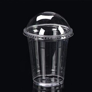 Cốc nhựa  350ml ,500ml  nắp cầu , 1 dây 50 cái cả nắp