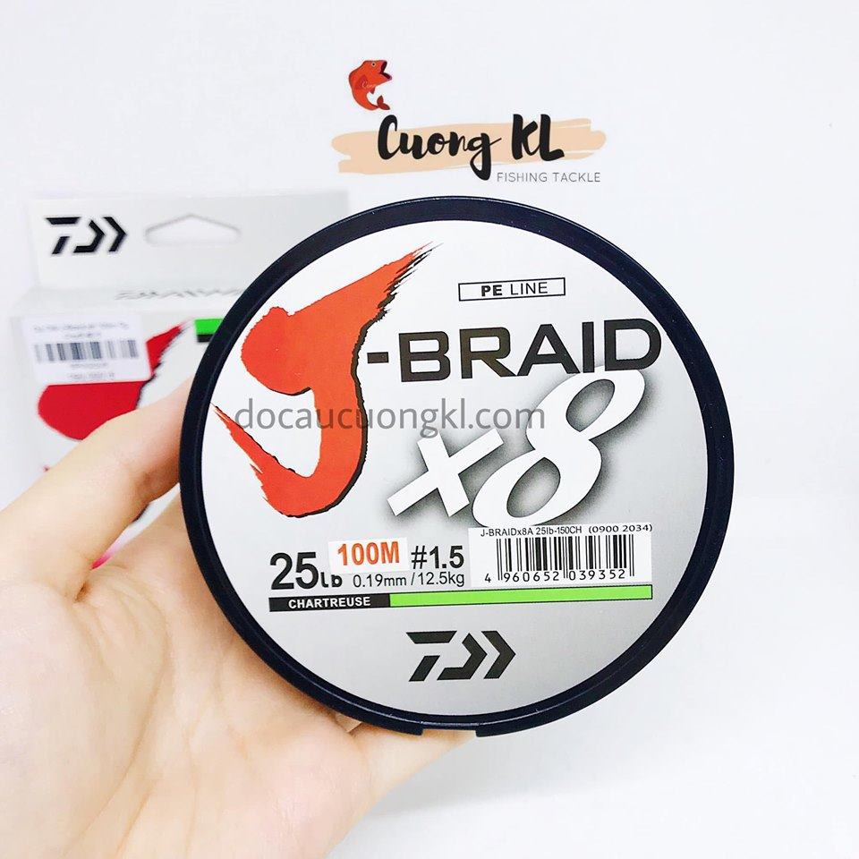 Dù J-Braid X8 xanh chuối