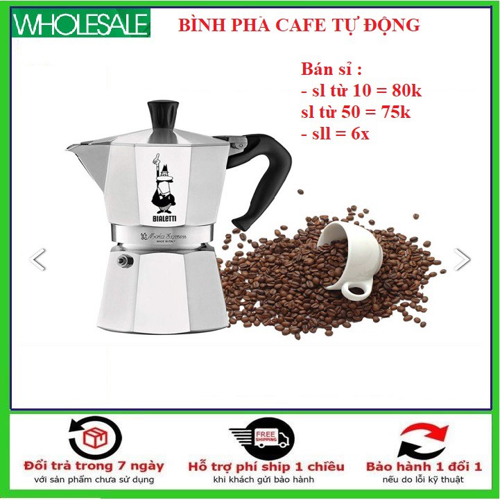 BÌNH PHA CAFE TỰ ĐỘNG _PHONG CÁCH KIỂU Ý