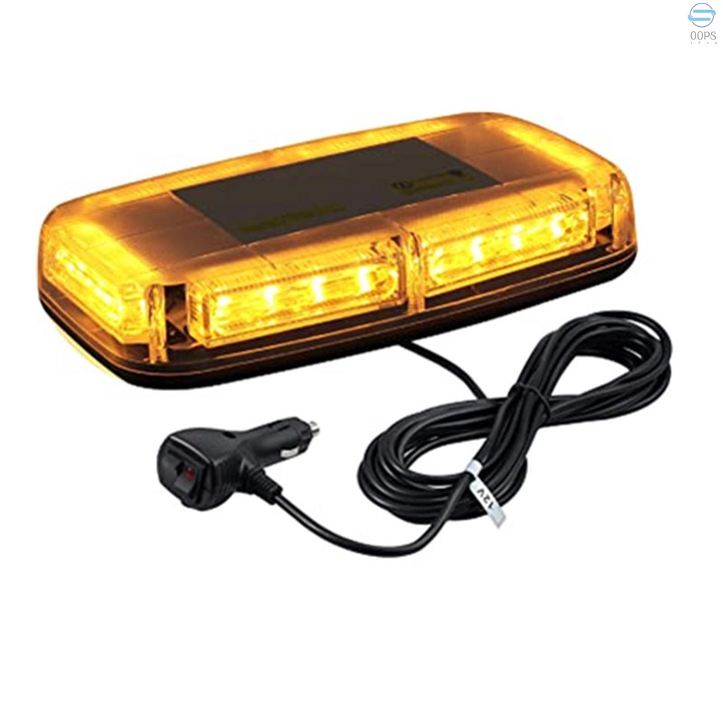 Đèn Cảnh Báo 12V 24 Bóng Led Chống Nước Có Công Tắc Đôi Và Cáp Bật Lửa Khẩn Cấp An Toàn Cho Xe Hơi