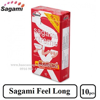 Bao cao su Sagami Feel long kéo dài QH 10pcs