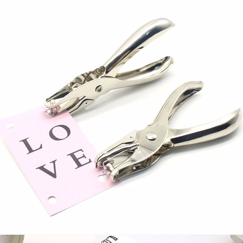 Dụng cụ bấm lỗ giấy bằng kim loại 6mm tiện lợi chất lượng cao