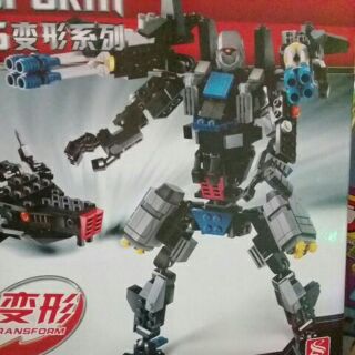 Lego transformers.299 khối. Chó robot.