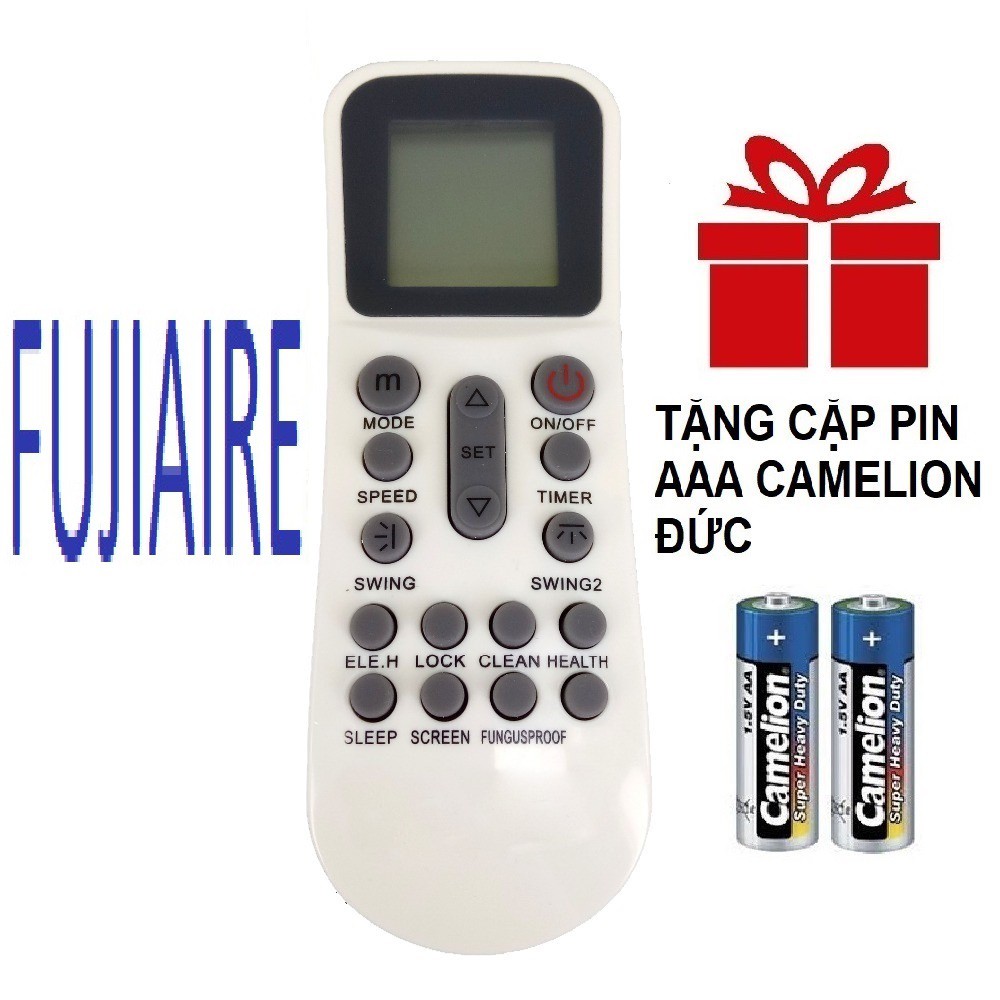 Remote điều khiển máy lạnh điều hòa FUJIAIRE mẫu 4