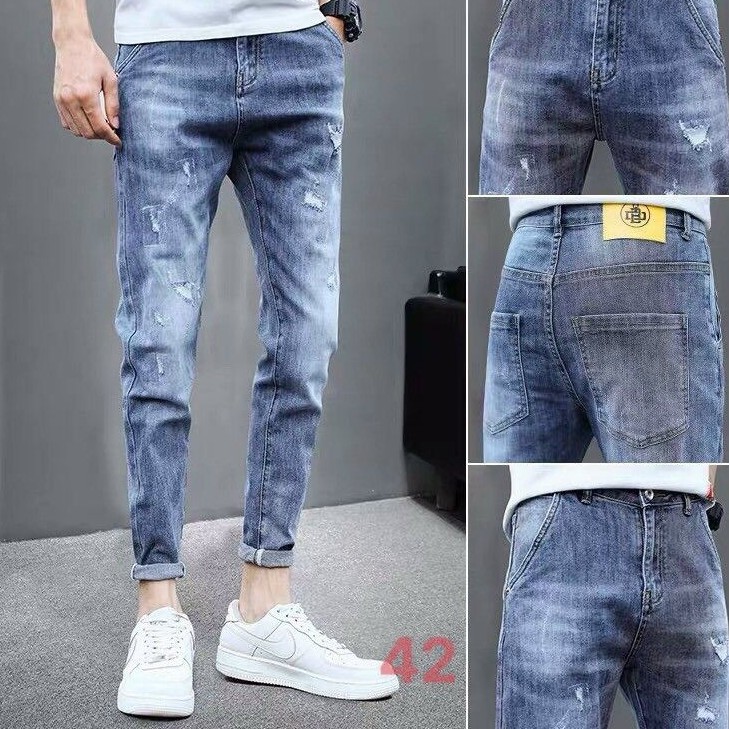 .8 MẪU quần jeans dài nam cao cấp HÀN QUỐC thời trang đẹp nhất 2020 bao đẹp y hình hàng chất lượng VNXK. | BigBuy360 - bigbuy360.vn