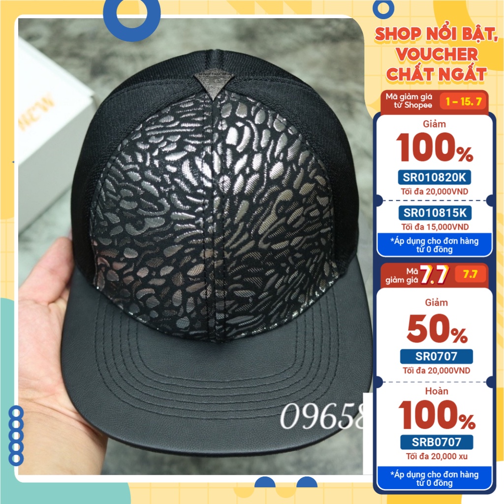 Mũ snapback 100% chính hãng Nón Cam Fullbox❤️𝙁𝙍𝙀𝙀𝙎𝙃𝙄𝙋❤️ phong cách hiphop vải dệt kim nhập khẩu hàn quốc
