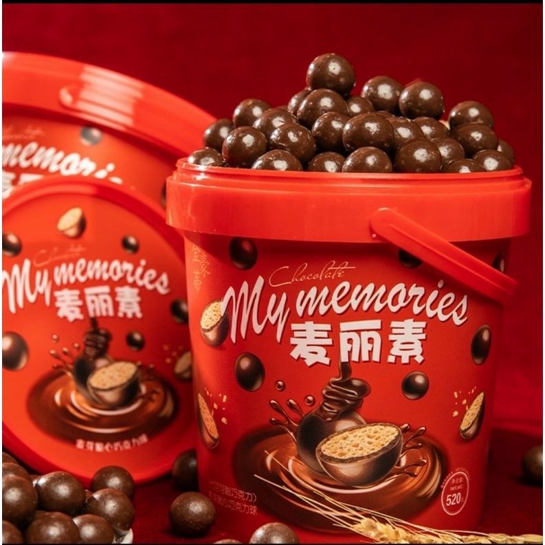 SOCOLA BỌC BÁNH XỐP MY MEMORIES hộp 168gr