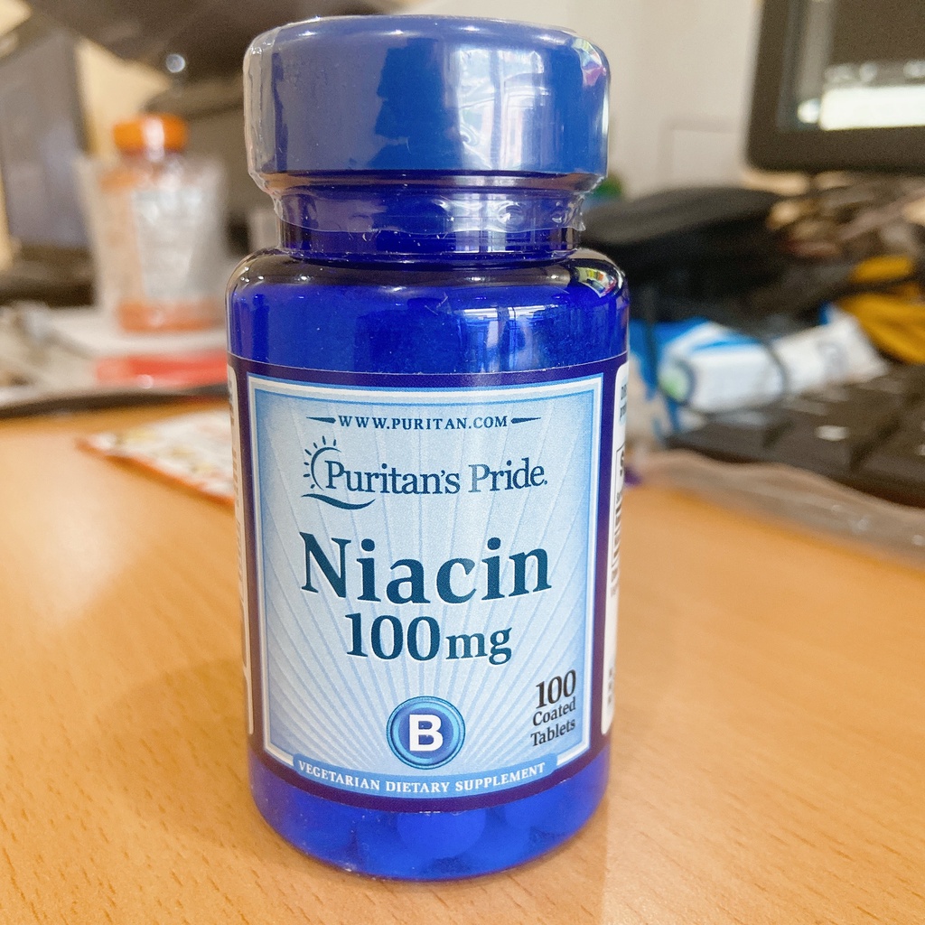 Viên uống bổ sung Vitamin B3 Niacin puritan pride 100mg giúp giảm nhiệt miệng, viêm da, ngừa lão hóa 100 viên | BigBuy360 - bigbuy360.vn