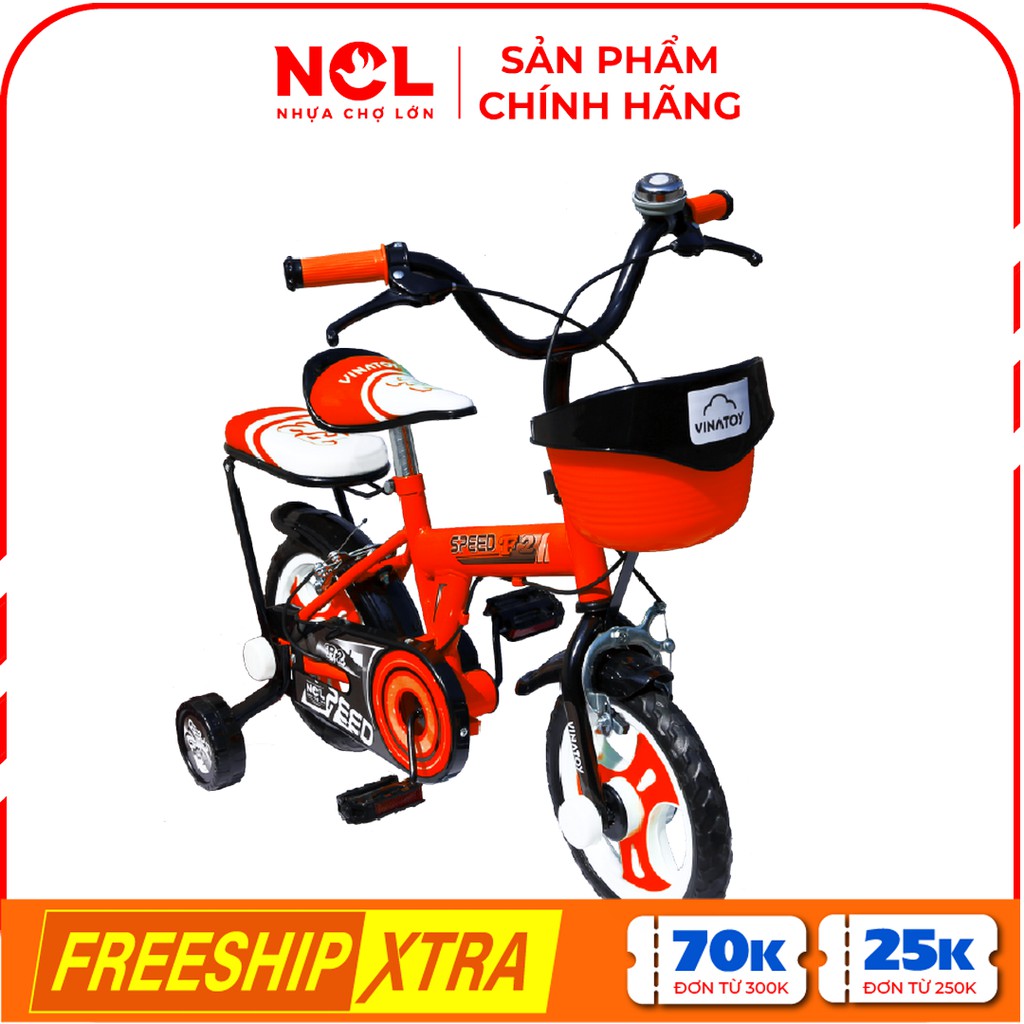 [LIFEMALL250156 - 12% đơn 250K] [Nhựa Chợ Lớn] Xe Đạp Trẻ Em 12 inch K103 - Cho Bé Từ 2 đến 4 Tuổi