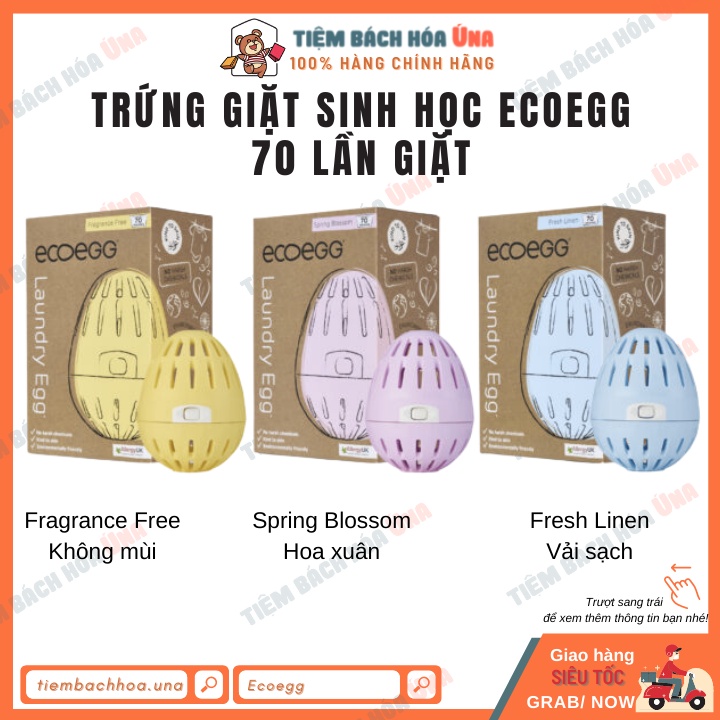 Trứng giặt sinh học Ecoegg - Sản phẩm thân thiện môi trường