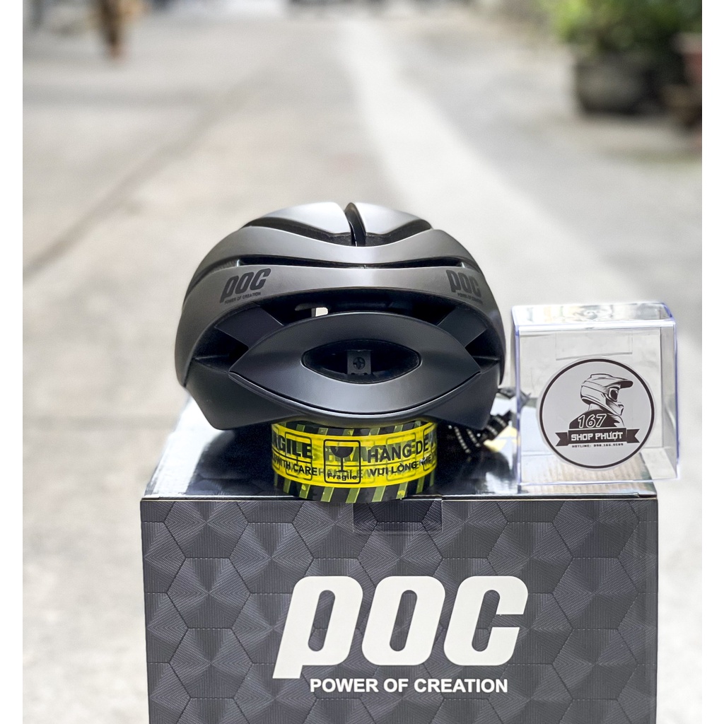 NÓN THỂ THAO POC 03 MÀU XÁM NHÁM CHÍNH HÃNG 2022