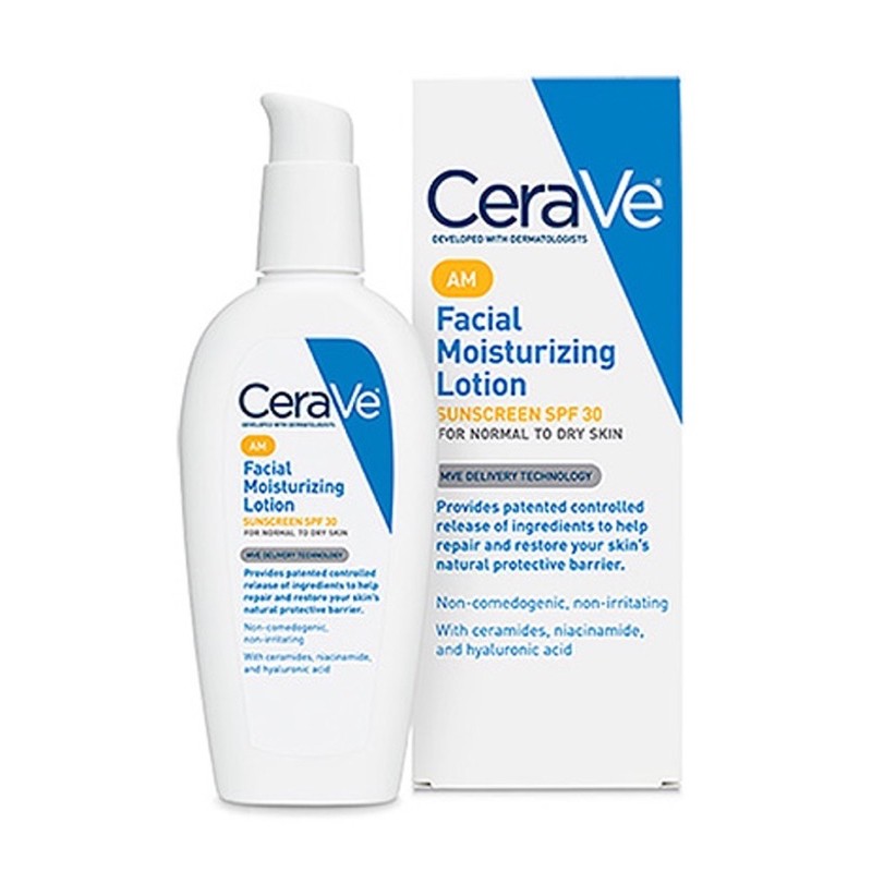 Kem dưỡng ẩm Cerave Facial Moisturizing Lotion 89ml ngày và đêm dành cho da dầu